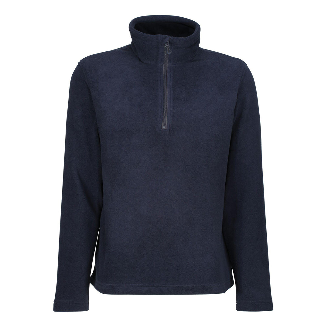 Regatta Professional Mens Honestly Made 100% Recycled Half Zip Fleece Navy 1#colour_navy