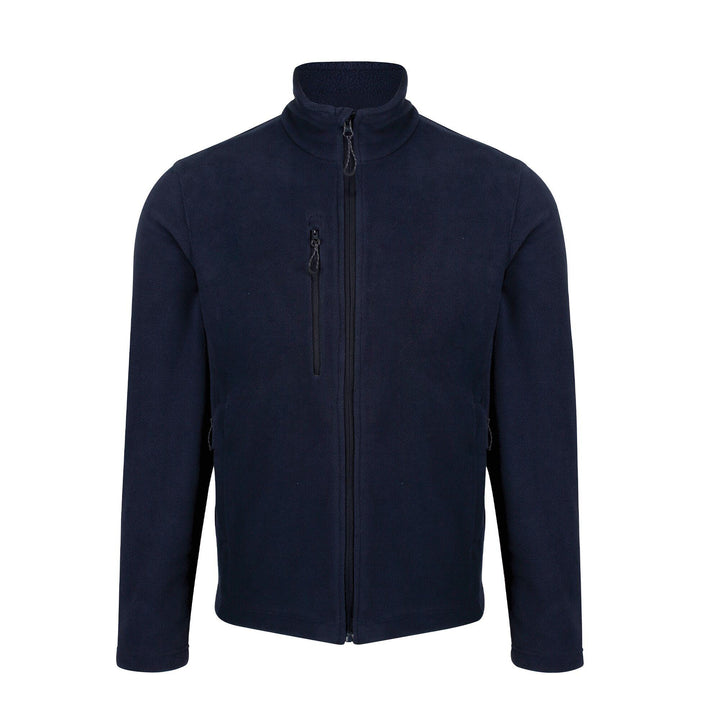 Regatta Professional Mens Honestly Made Recycled Fleece Jacket Navy 1#colour_navy