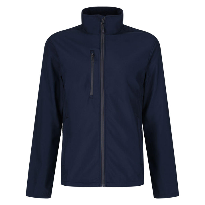 Regatta Professional Mens Honestly Made Recycled Softshell Jacket Navy 1#colour_navy