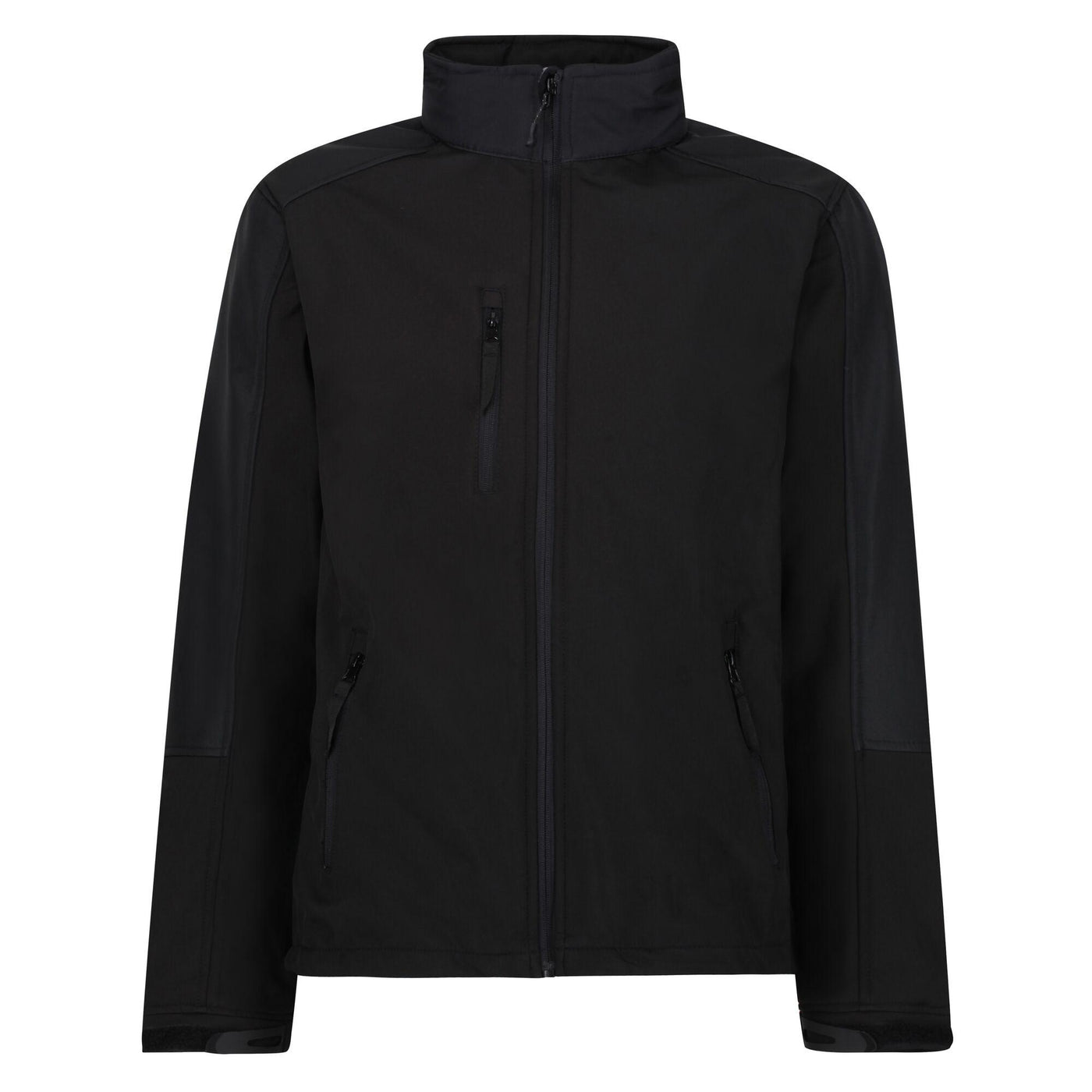 Regatta Professional Mens Hydroforce 3-Layer Membrane Hooded Softshell Jacket Black 1#colour_black