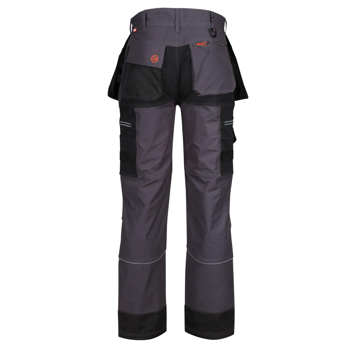 Regatta Professional Mens Infiltrate Softshell Stretch Trousers Iron Black 2#colour_iron-black