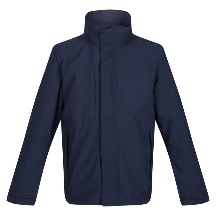 Regatta Professional Mens Kingsley Waterproof Stretch 3-in-1 Jacket Navy 1#colour_navy