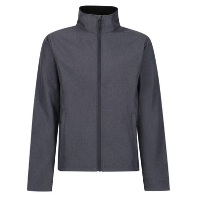 Regatta Professional Mens Limestone Softshell Jacket Seal Grey Black 1#colour_seal-grey-black