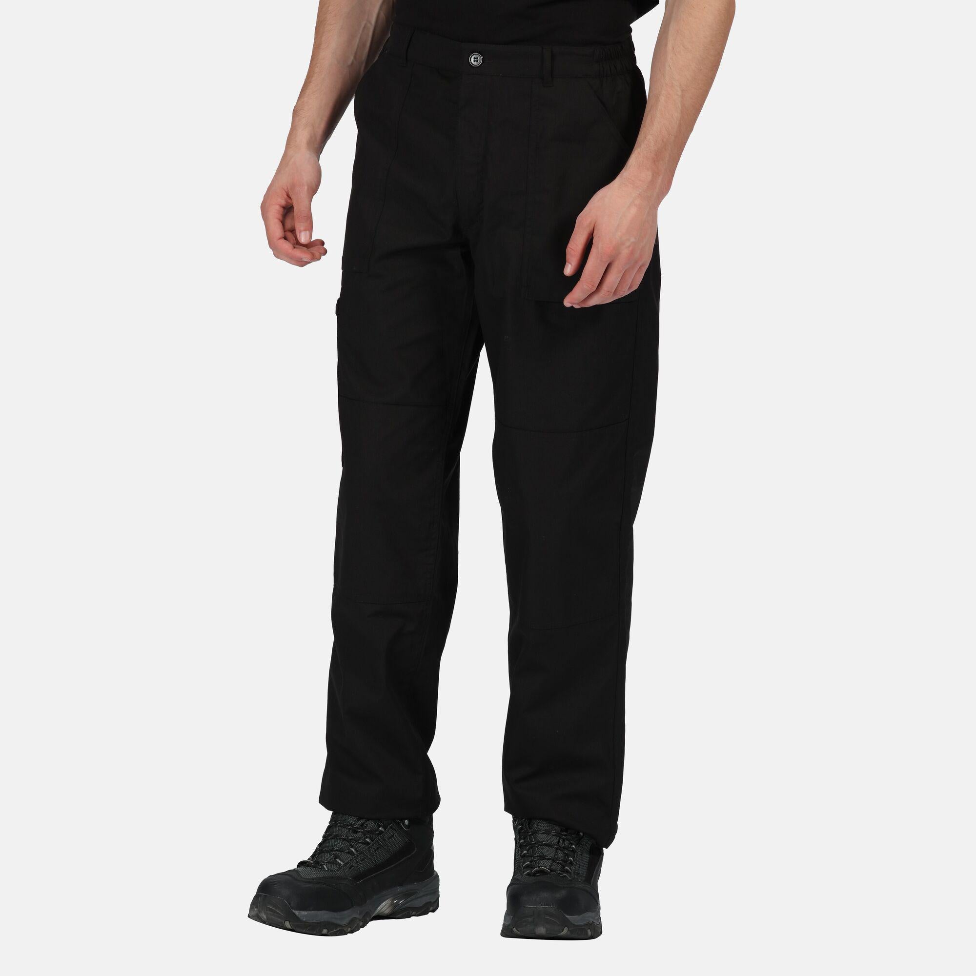 Regatta Professional Mens Lined Action Trousers Black Model 8#colour_black