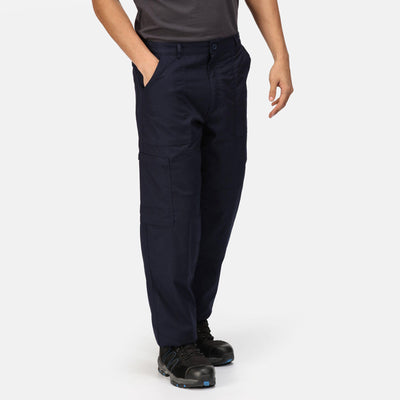 Regatta Professional Mens Lined Action Trousers Navy Model 5#colour_navy
