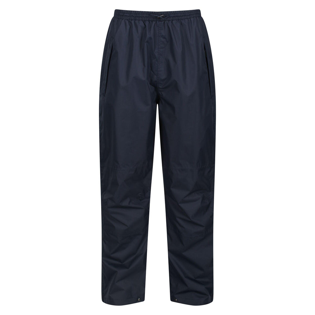 Regatta Professional Mens Linton Breathable Lined Over-Trousers Navy 1#colour_navy