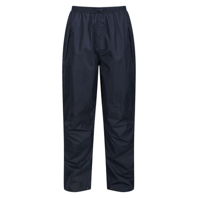 Regatta Professional Mens Linton Breathable Lined Over-Trousers Navy 1#colour_navy