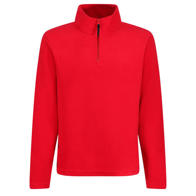 Regatta Professional Mens Micro Zip Neck Fleece Classic Red 1#colour_classic-red