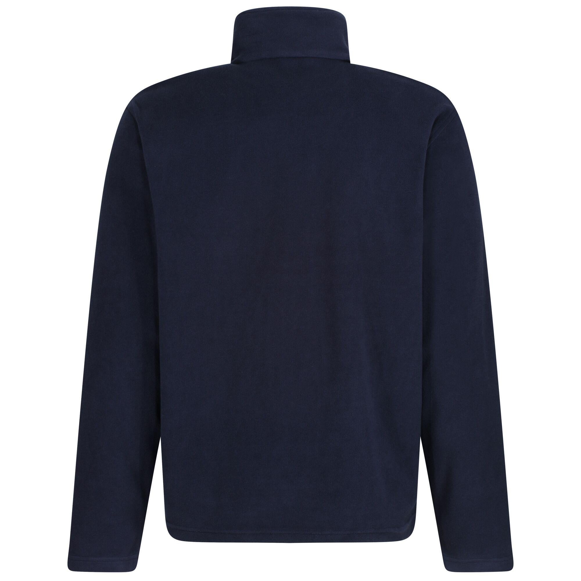 Regatta Professional Mens Micro Zip Neck Fleece Dark Navy 2#colour_dark-navy