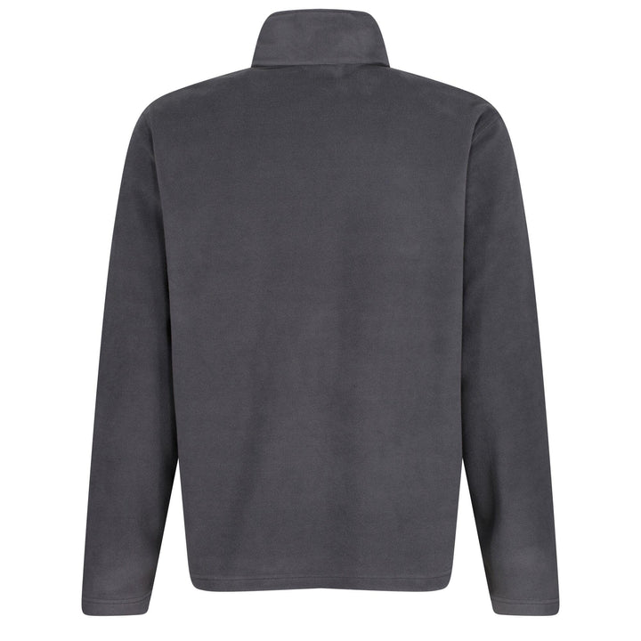 Regatta Professional Mens Micro Zip Neck Fleece Seal Grey 2#colour_seal-grey