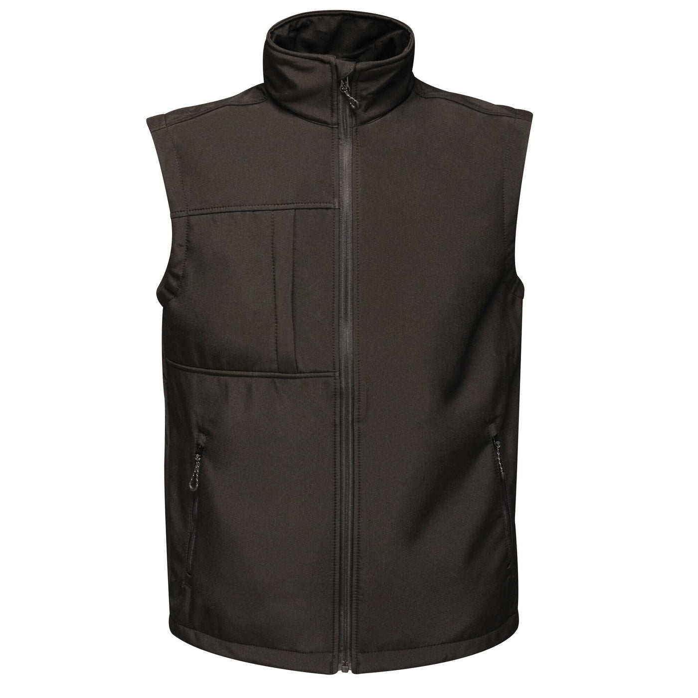 Regatta Professional Mens Octagon II 3-Layer Softshell Body Warmer Black 1#colour_black