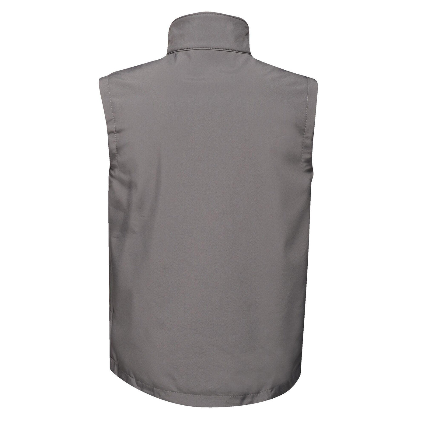 Regatta Professional Mens Octagon II 3-Layer Softshell Body Warmer Seal Grey Black 2#colour_seal-grey-black