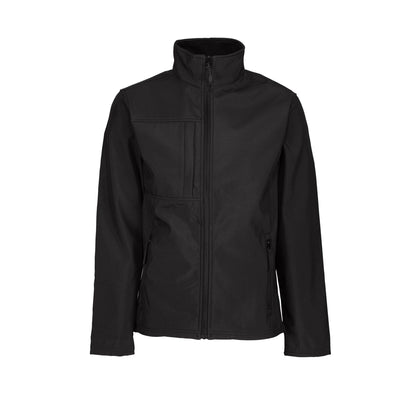 Regatta Professional Mens Octagon II Printable 3-Layer Membrane Softshell Jacket Black 1#colour_black