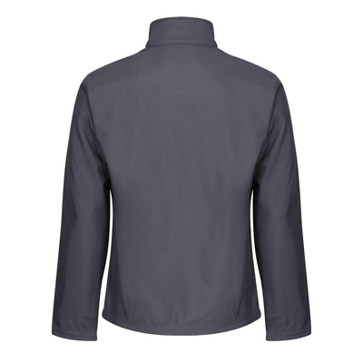 Regatta Professional Mens Octagon II Printable 3-Layer Membrane Softshell Jacket Seal Grey Black 2#colour_seal-grey-black
