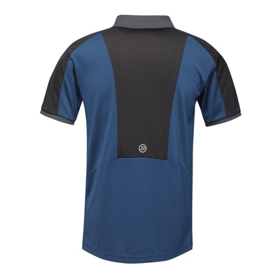 Regatta Professional Mens Offensive Moisture Wicking Polo Shirt Blue Wing 2#colour_blue-wing