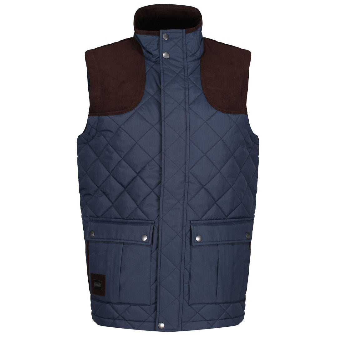 Regatta Professional Mens Padbury Insulated Bodywarmer Navy 1#colour_navy