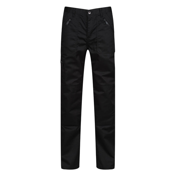 Regatta Professional Mens Pro Action Trousers Black 1#colour_black