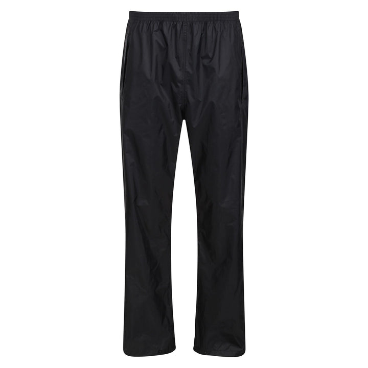 Regatta Professional Mens Pro Pack Away Over-Trousers Black 1#colour_black