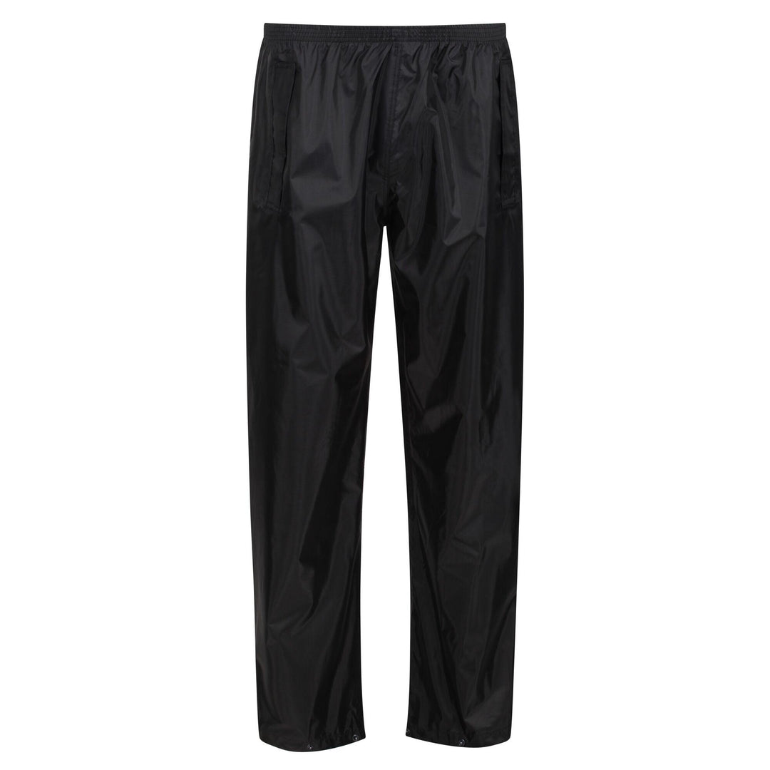 Regatta Professional Mens Pro Stormbreak Over-Trousers Black 1#colour_black