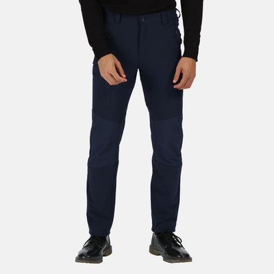 Regatta Professional Mens Prolite Softshell Stretch Trousers Navy Model 5#colour_navy