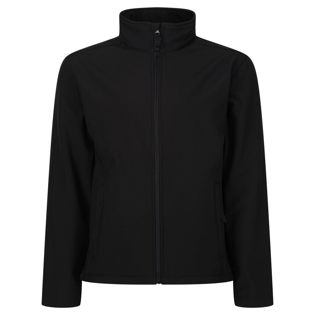 Regatta Professional Mens Reid Softshell Jacket Black 1#colour_black