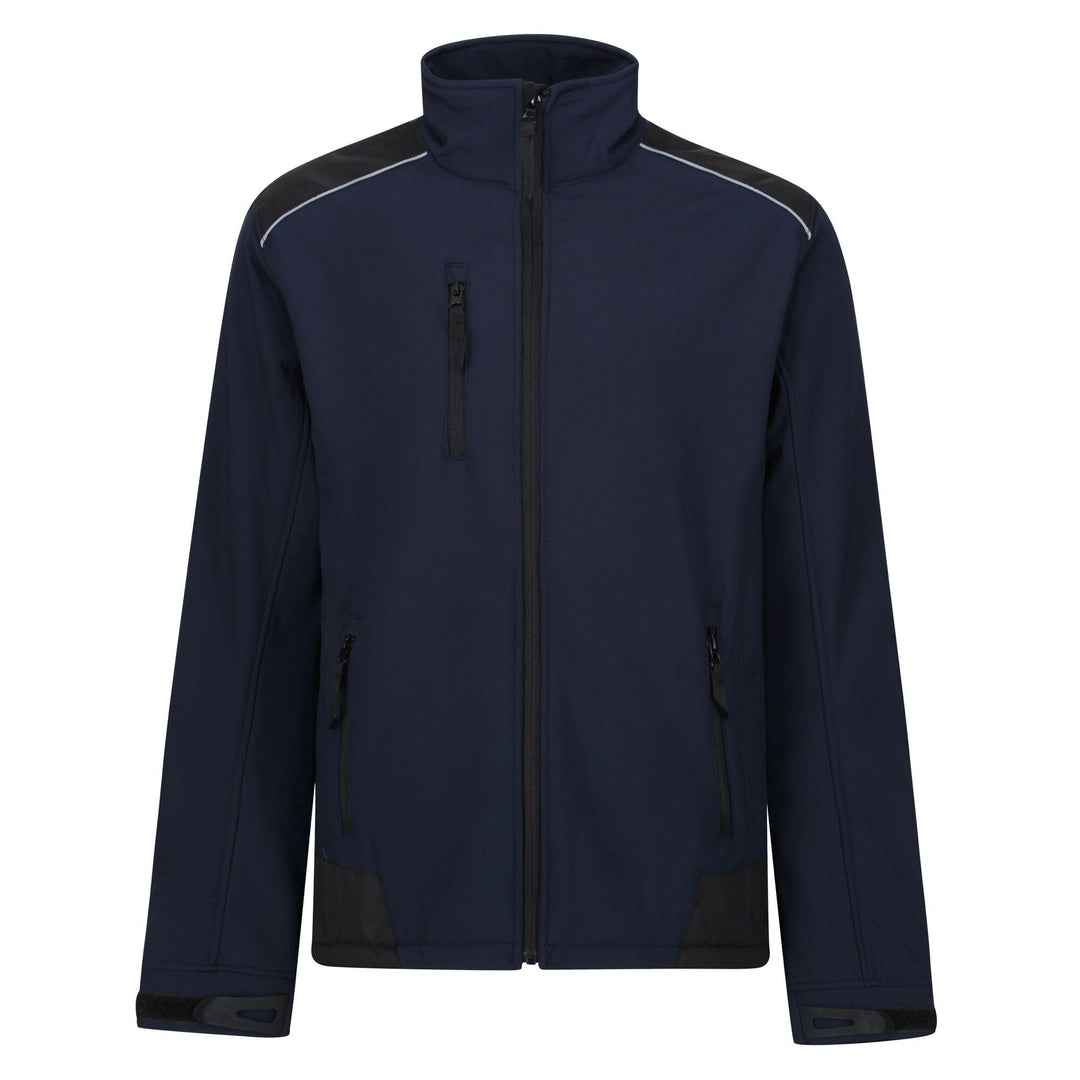 Regatta Professional Mens Sandstorm Softshell Jacket Navy 1#colour_navy