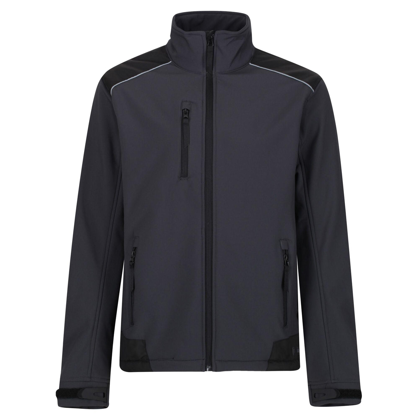 Regatta Professional Mens Sandstorm Softshell Jacket Seal Grey 1#colour_seal-grey