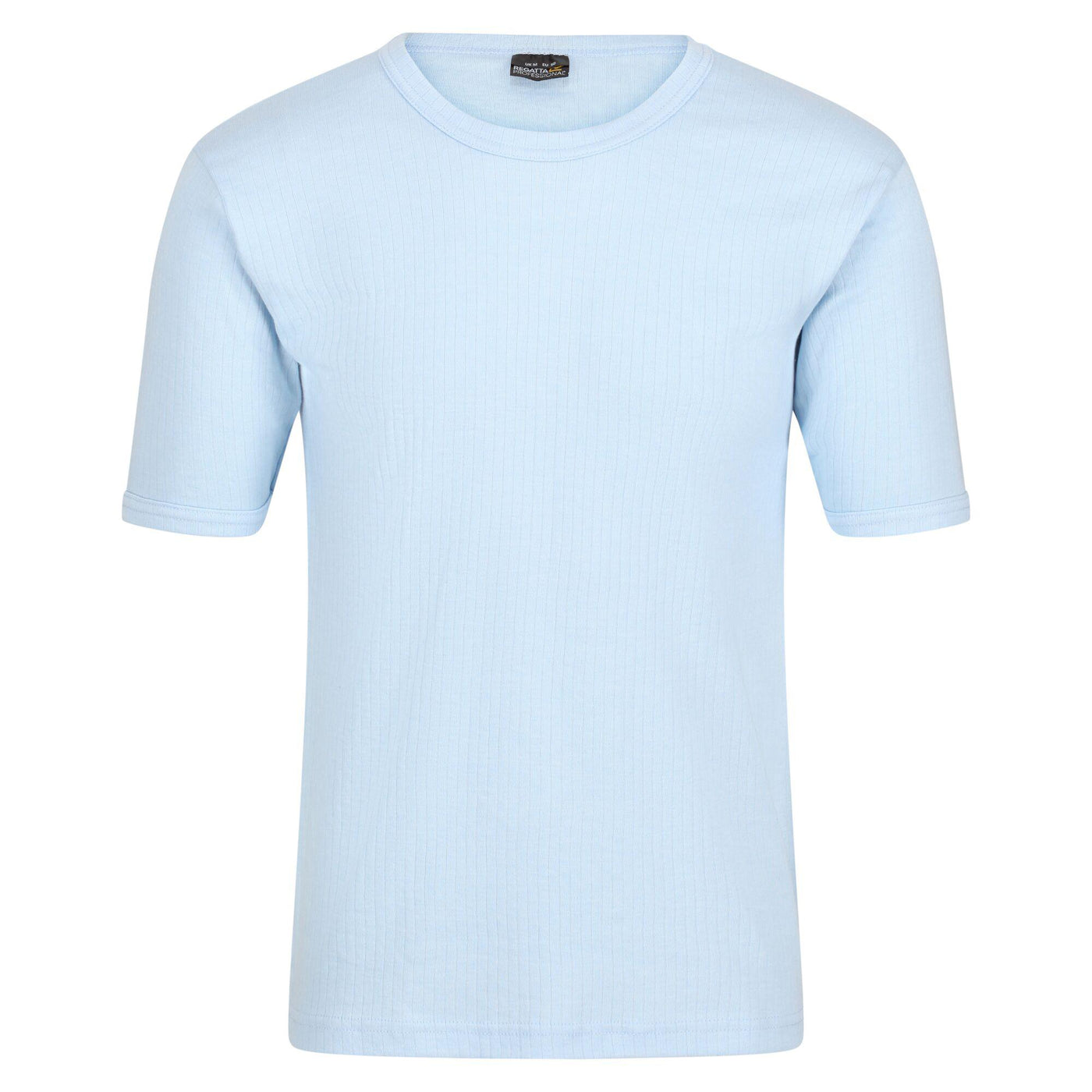 Regatta Professional Mens Shorts Sleeve Thermal Vest Blue 1#colour_blue