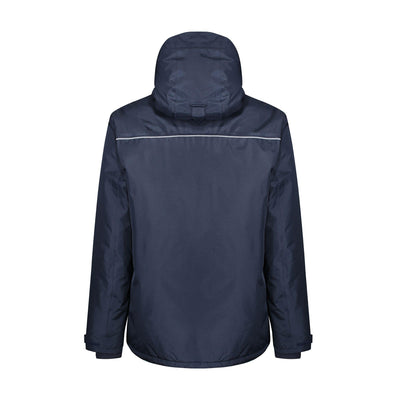 Regatta Professional Mens Thermogen Powercell 5000 Waterproof Insulated Hooded Heated Jacket Navy Magma 2#colour_navy-magma