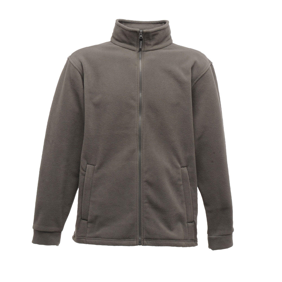 Regatta Professional Mens Thor 350 Heavyweight Full Zip Fleece Seal Grey 1#colour_seal-grey