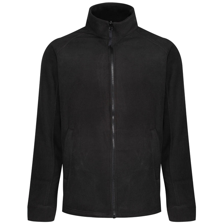 Regatta Professional Mens Thor III Full Zip Fleece Black 1#colour_black