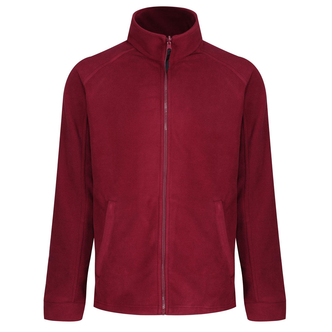 Regatta Professional Mens Thor III Full Zip Fleece Bordeaux 1#colour_bordeaux