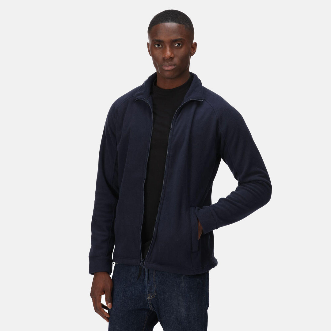 Regatta Professional Mens Thor III Full Zip Fleece Dark Navy Model 5#colour_dark-navy