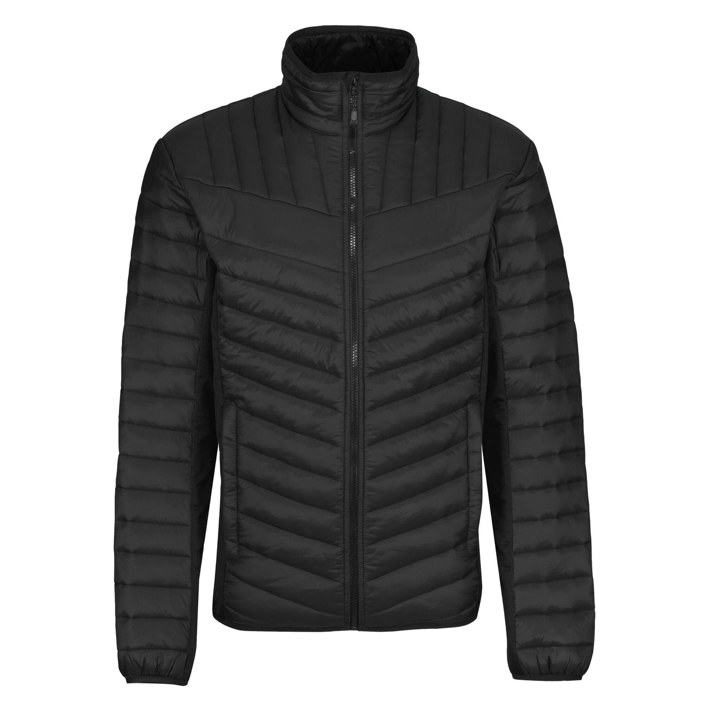 Regatta Professional Mens Tourer Hybrid Jacket Black 1#colour_black