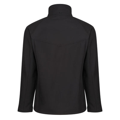 Regatta Professional Mens Uproar Interactive Softshell Jacket Black 2#colour_black