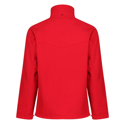 Regatta Professional Mens Uproar Interactive Softshell Jacket Classic Red Seal Grey 2#colour_classic-red-seal-grey