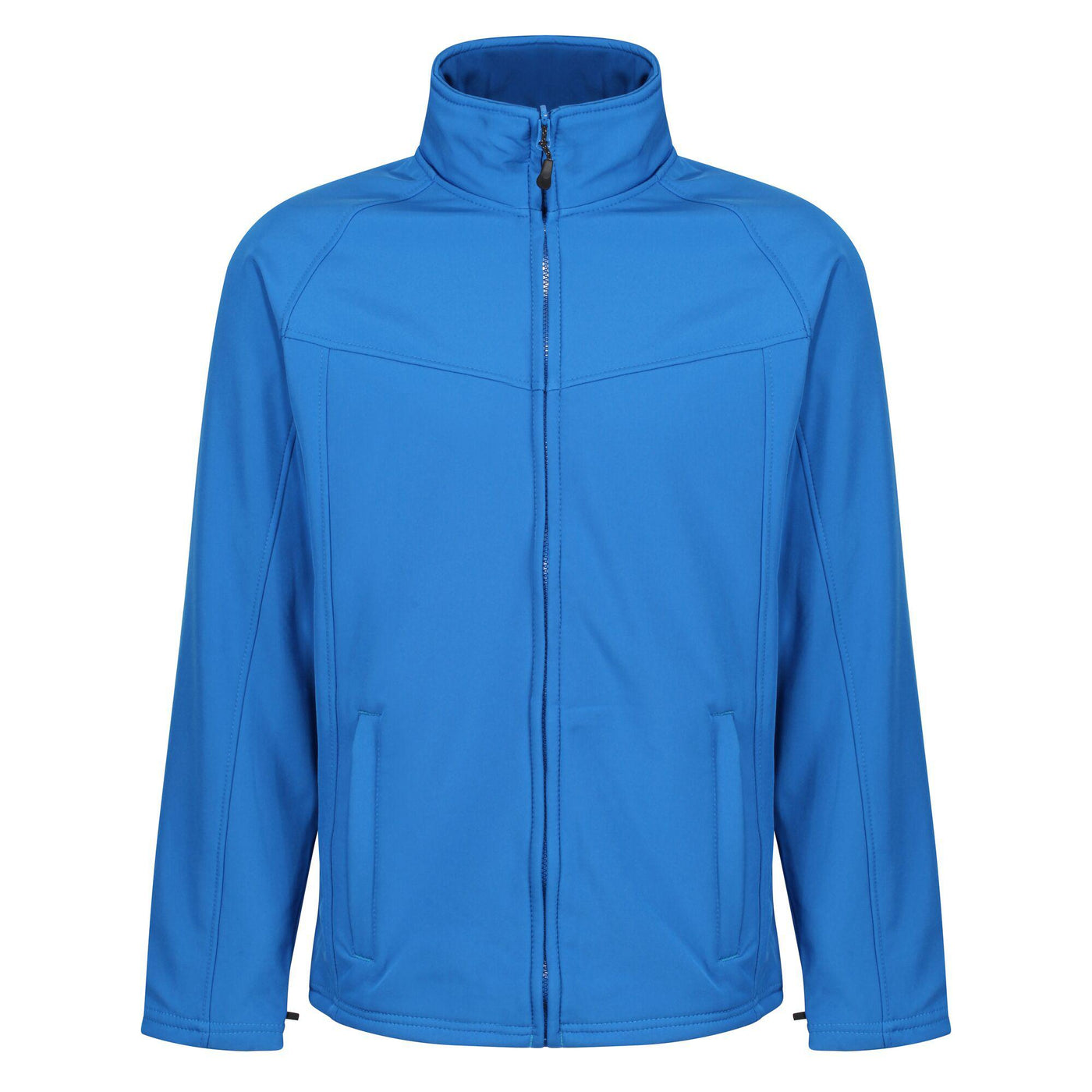 Regatta Professional Mens Uproar Interactive Softshell Jacket Oxford Blue Seal Grey 1#colour_oxford-blue-seal-grey