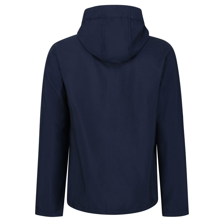 Regatta Professional Mens Venturer 3-Layer Printable Hooded Softshell Jacket Navy French Blue 2#colour_navy-french-blue