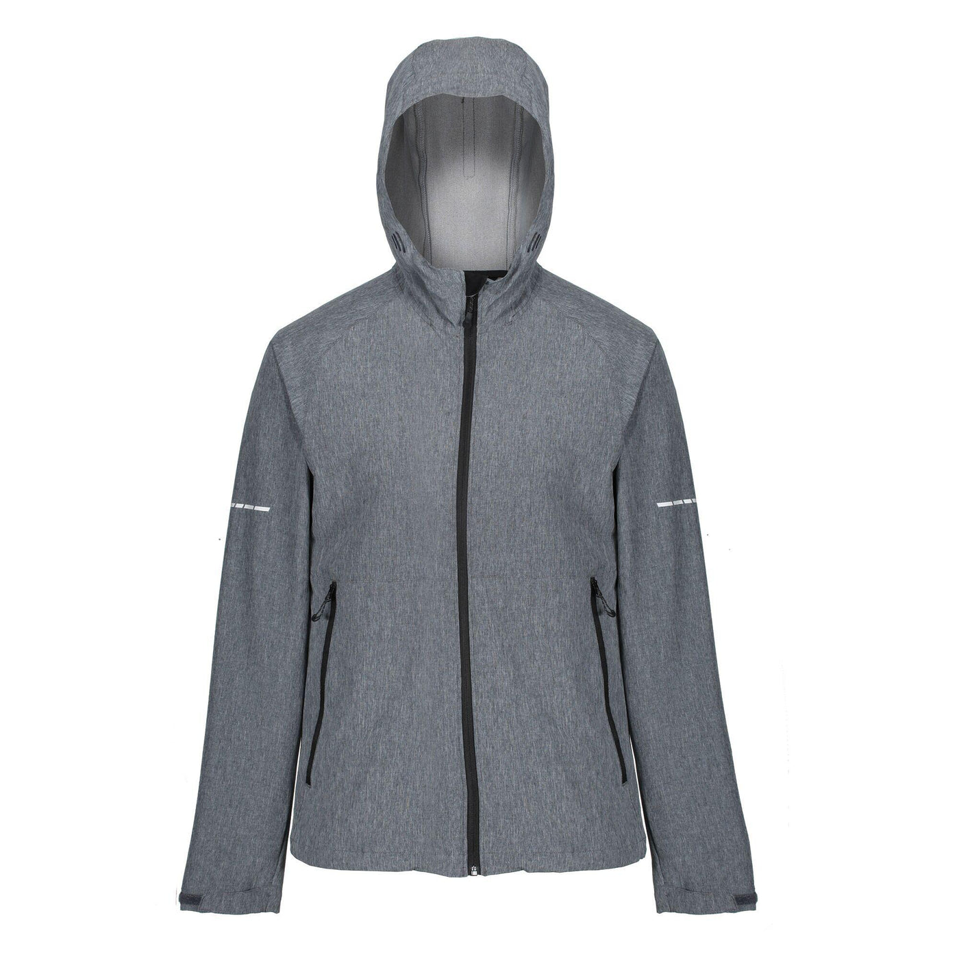 Regatta Professional Mens XPro Prolite Stretch Softshell Jacket Seal Grey Marl 1#colour_seal-grey-marl