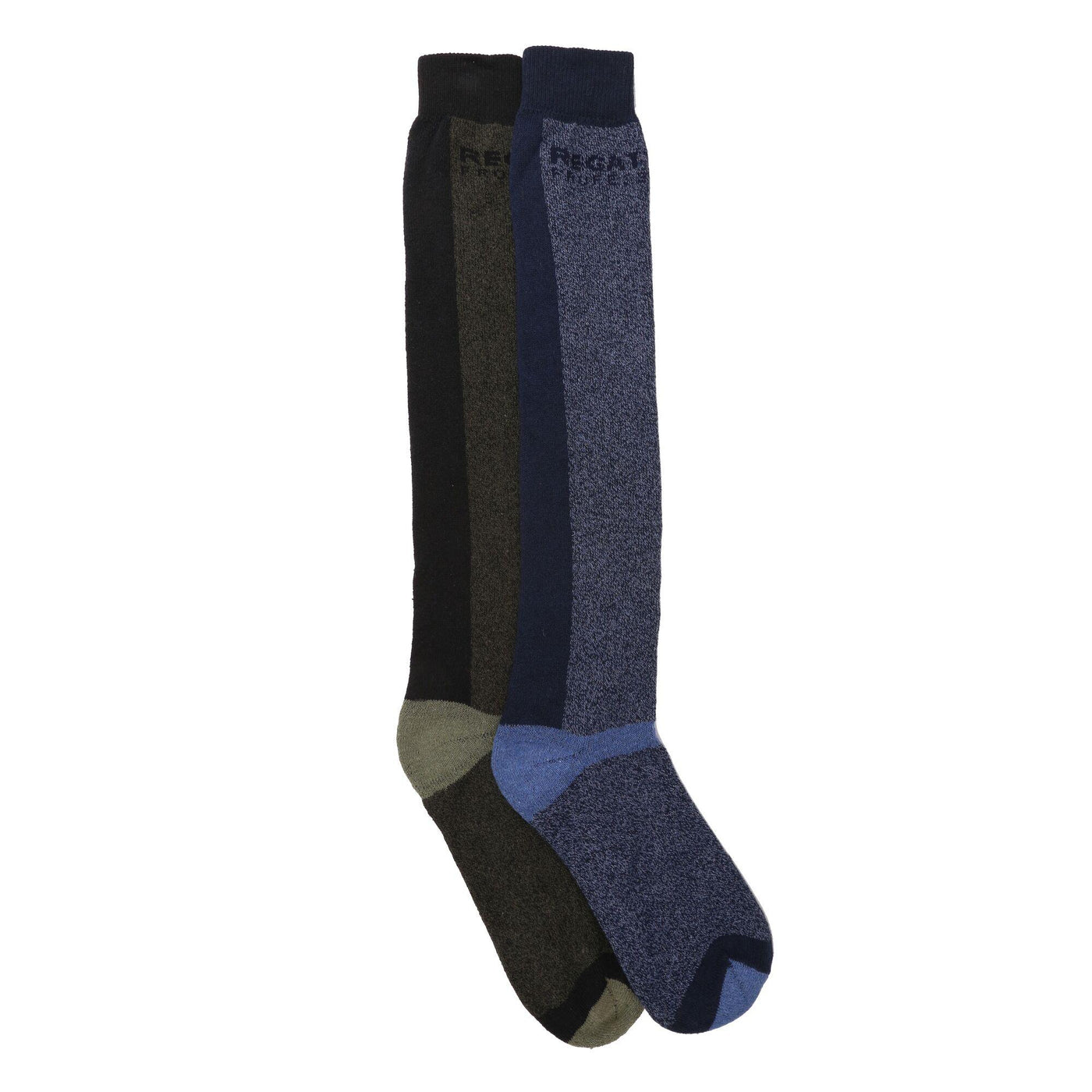 Regatta Professional Pro 2-Pack Welly Socks Mixed 1#colour_mixed
