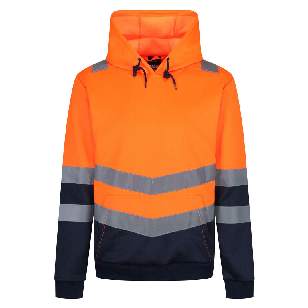 Regatta Professional Pro Hi Vis O/H Hoody Orange 1#colour_orange