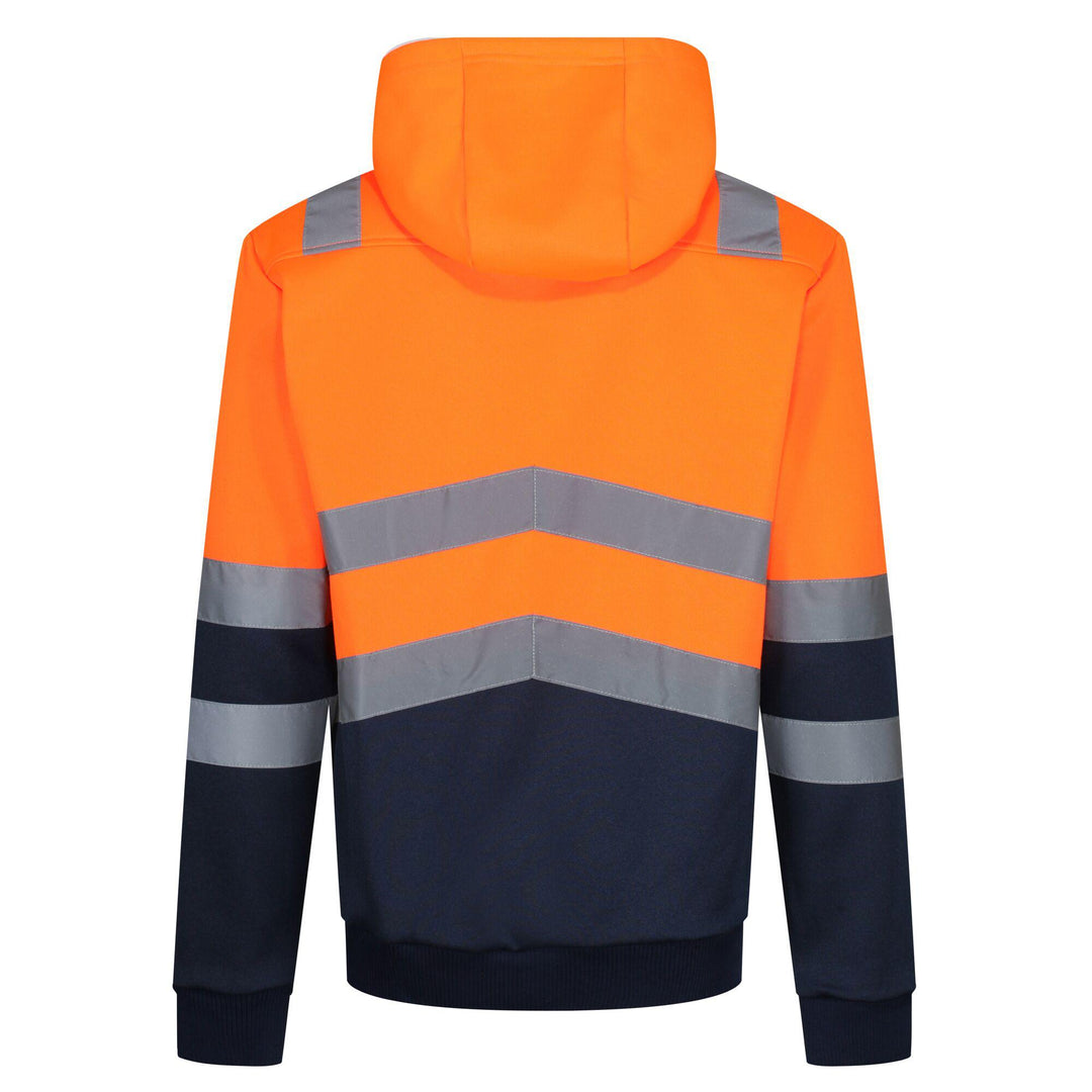 Regatta Professional Pro Hi Vis O/H Hoody Orange 2#colour_orange