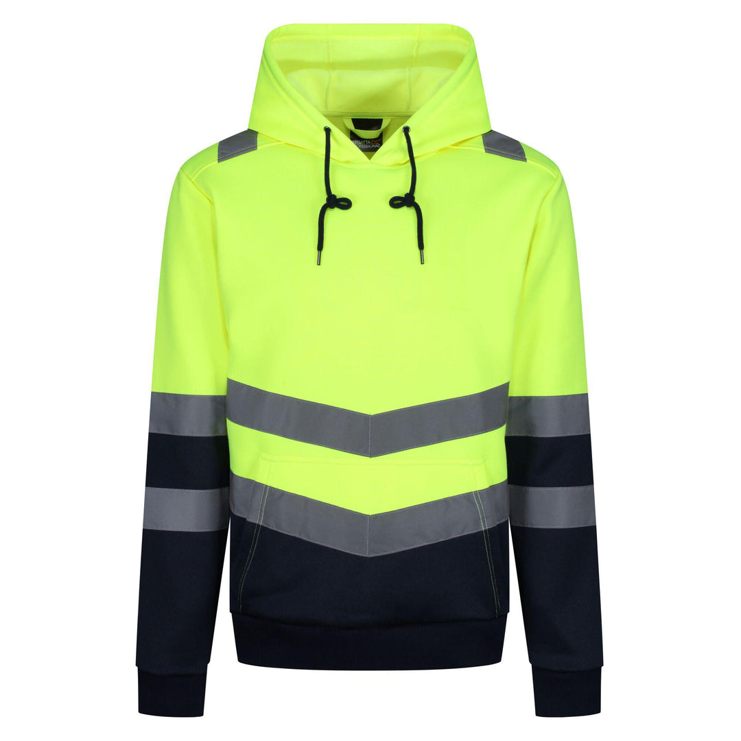 Regatta Professional Pro Hi Vis O/H Hoody Yellow 1#colour_yellow