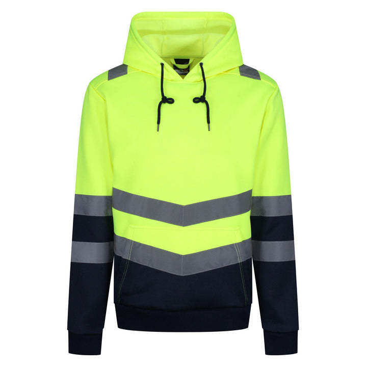 Regatta Professional Pro Hi Vis O/H Hoody Yellow 1#colour_yellow