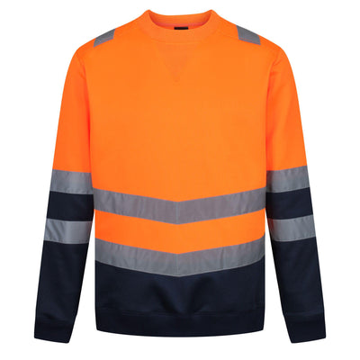 Regatta Professional Pro Hi Vis SweaT-shirt Orange 1#colour_orange