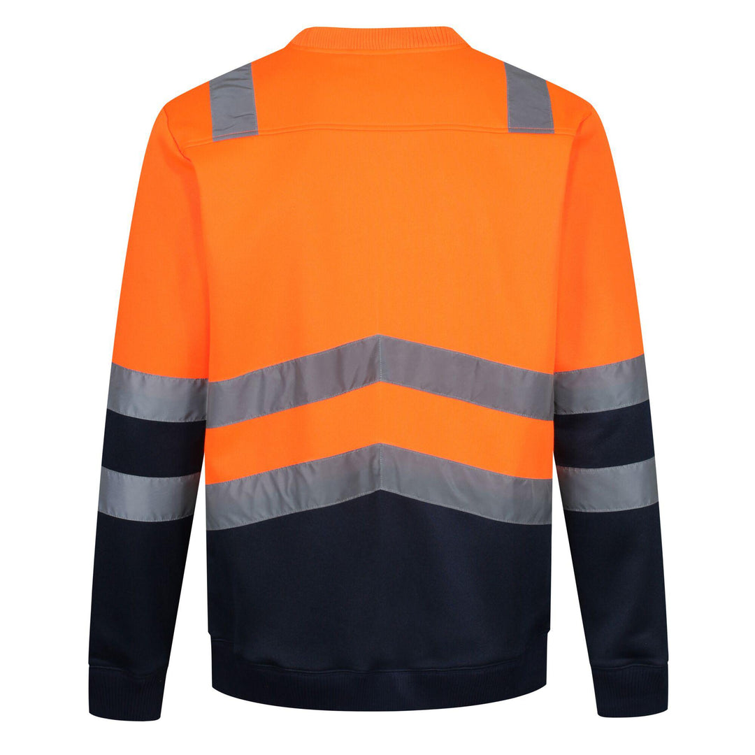 Regatta Professional Pro Hi Vis SweaT-shirt Orange 2#colour_orange