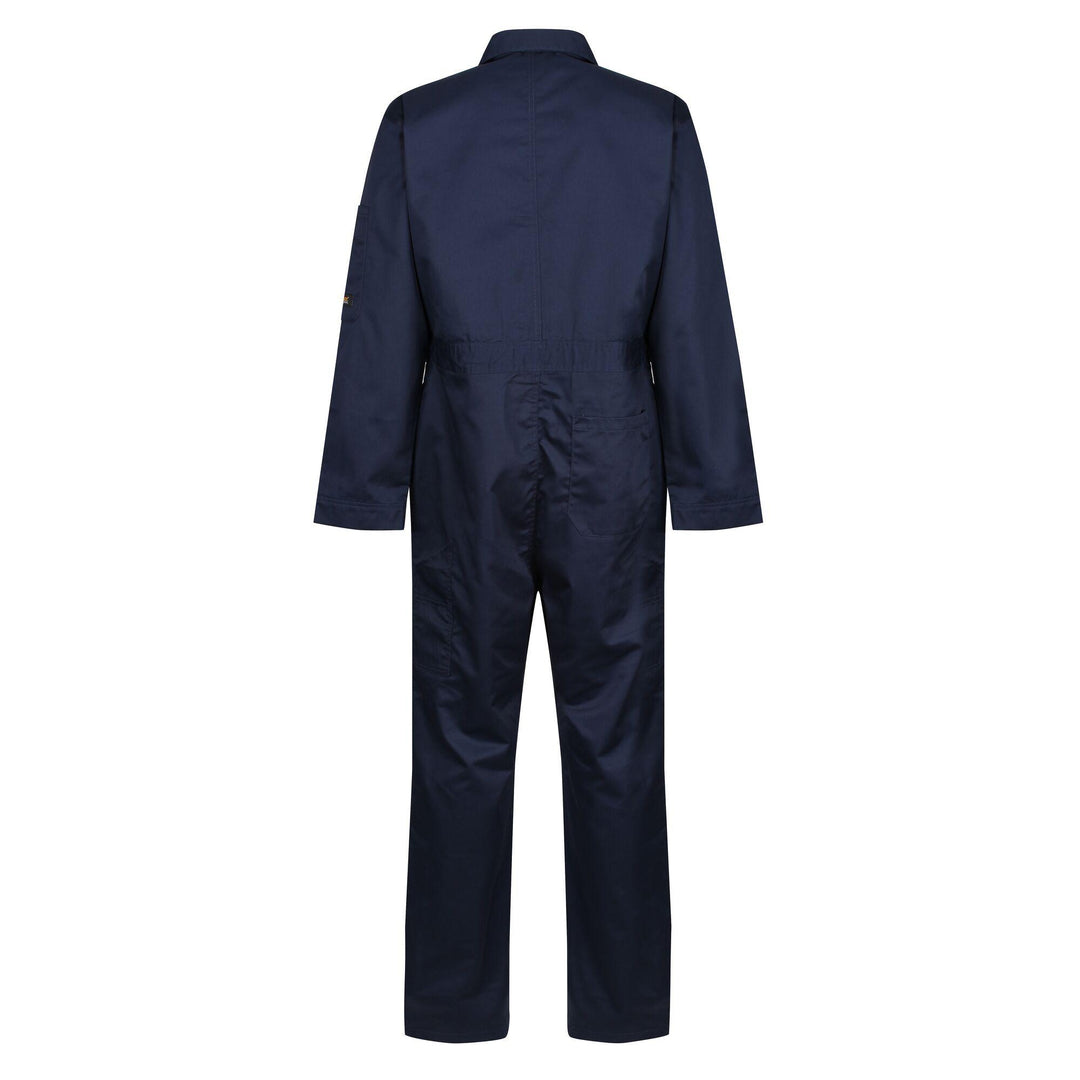 Regatta Professional Pro Stud Fasten Coverall Navy 2#colour_navy