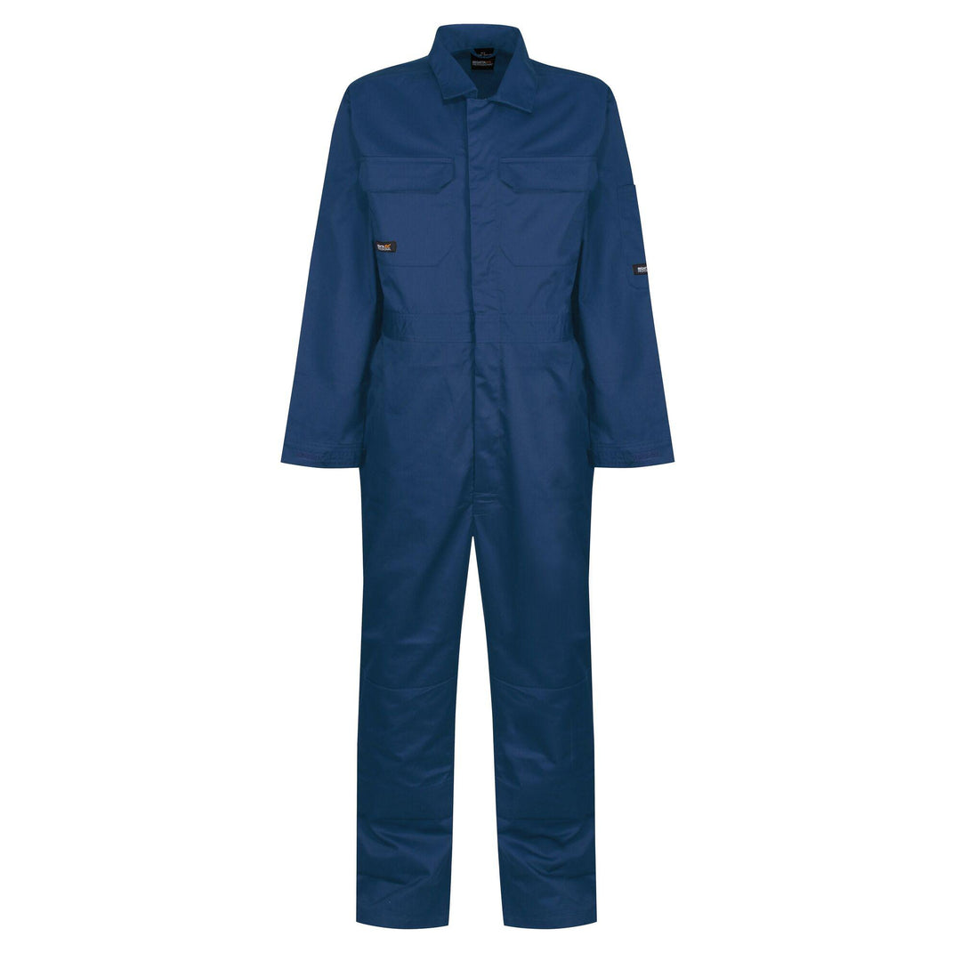 Regatta Professional Pro Stud Fasten Coverall Royal Blue 1#colour_royal-blue