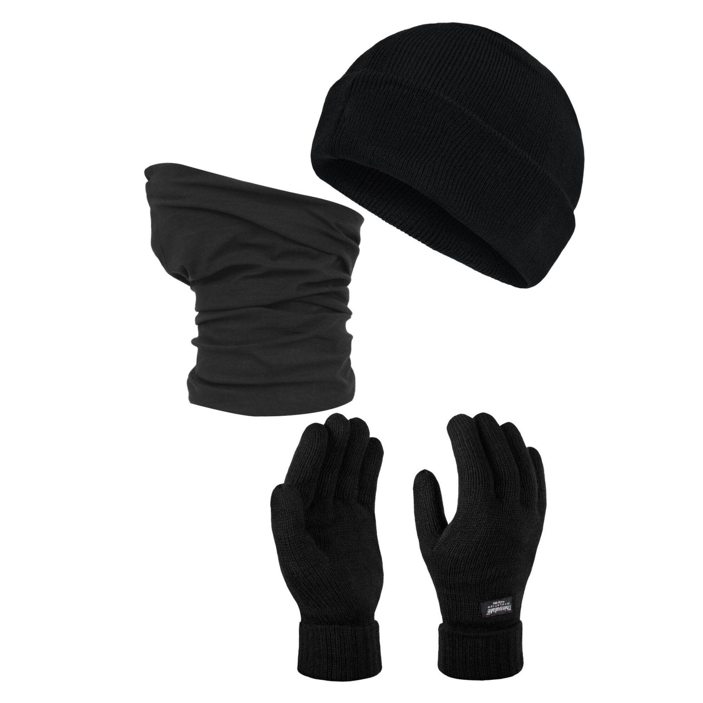 Regatta Professional Pro Winter Accessory Set Black 1#colour_black