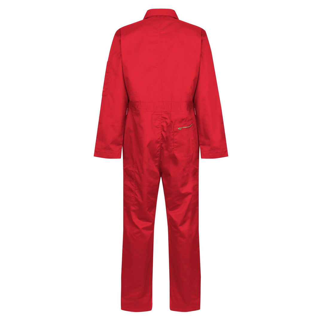 Regatta Professional Pro Zip Fasten Coverall Classic Red 2#colour_classic-red